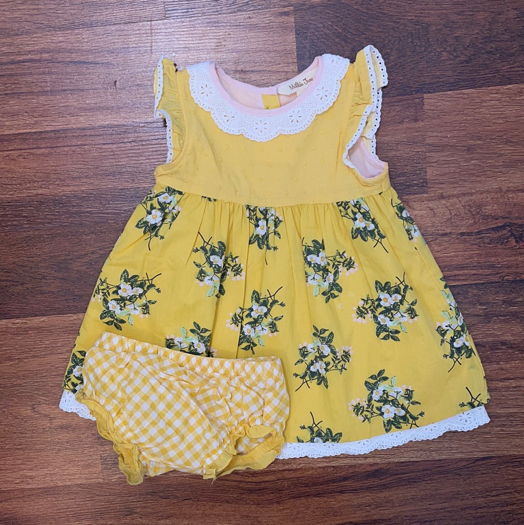 Matilda Jane 6-12 month dress w/bloomers